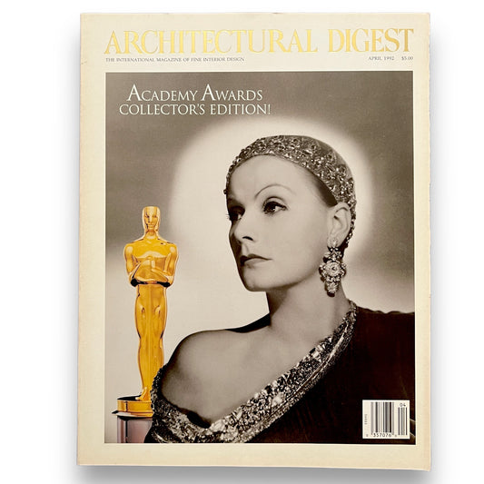 Architectural Digest April 1992 Academy Awards Collector's Edition Greta Garbo